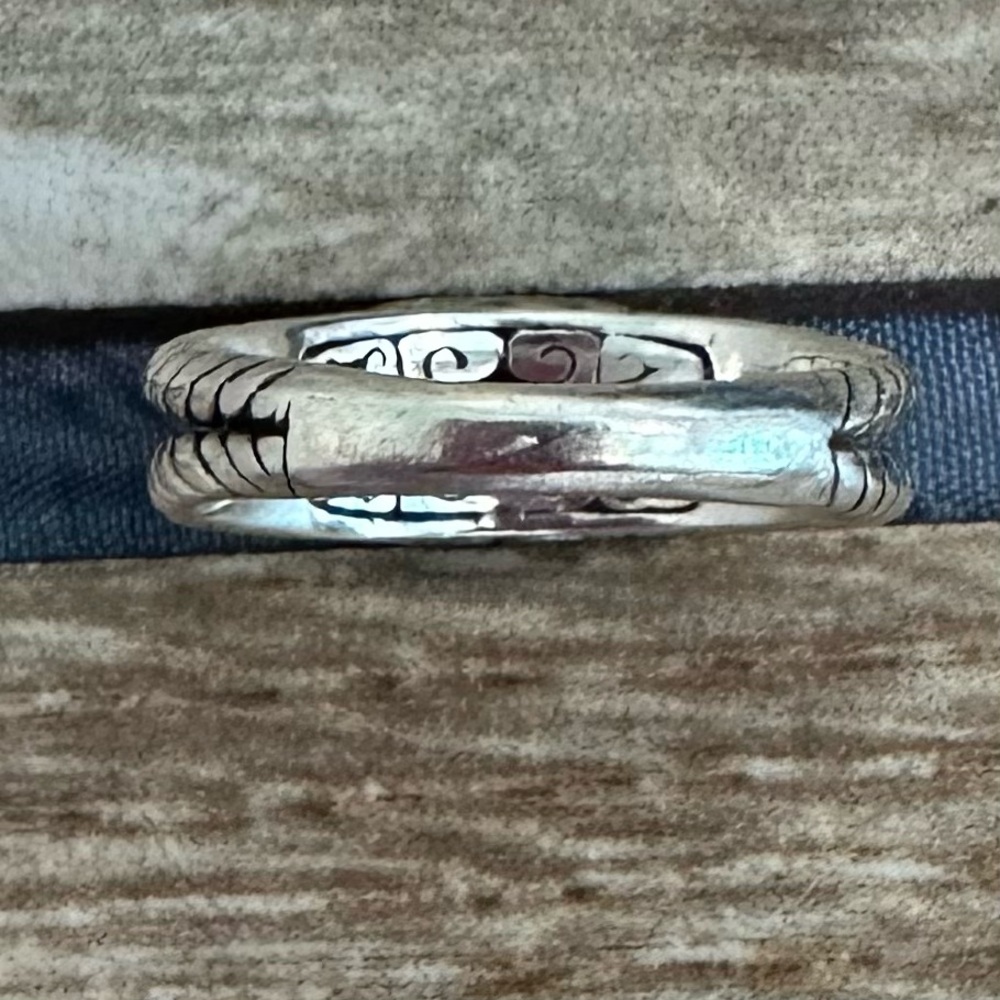 Blue Lapis Sterling Silver Ring, Size 8.75 - Picture 10 of 11